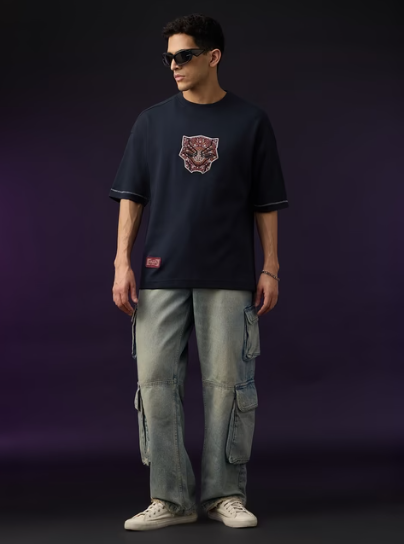 Men' Oversized dragan T shirts